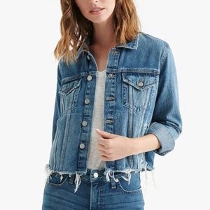 Lucky Brand The Tomboy Trucker Denim Jean Jacket